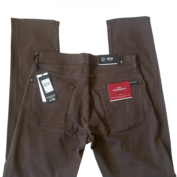 7 for all mankind LUXE PERFORMANCE PLUS SLIMMY IN BROWN - Picture 4 of 6